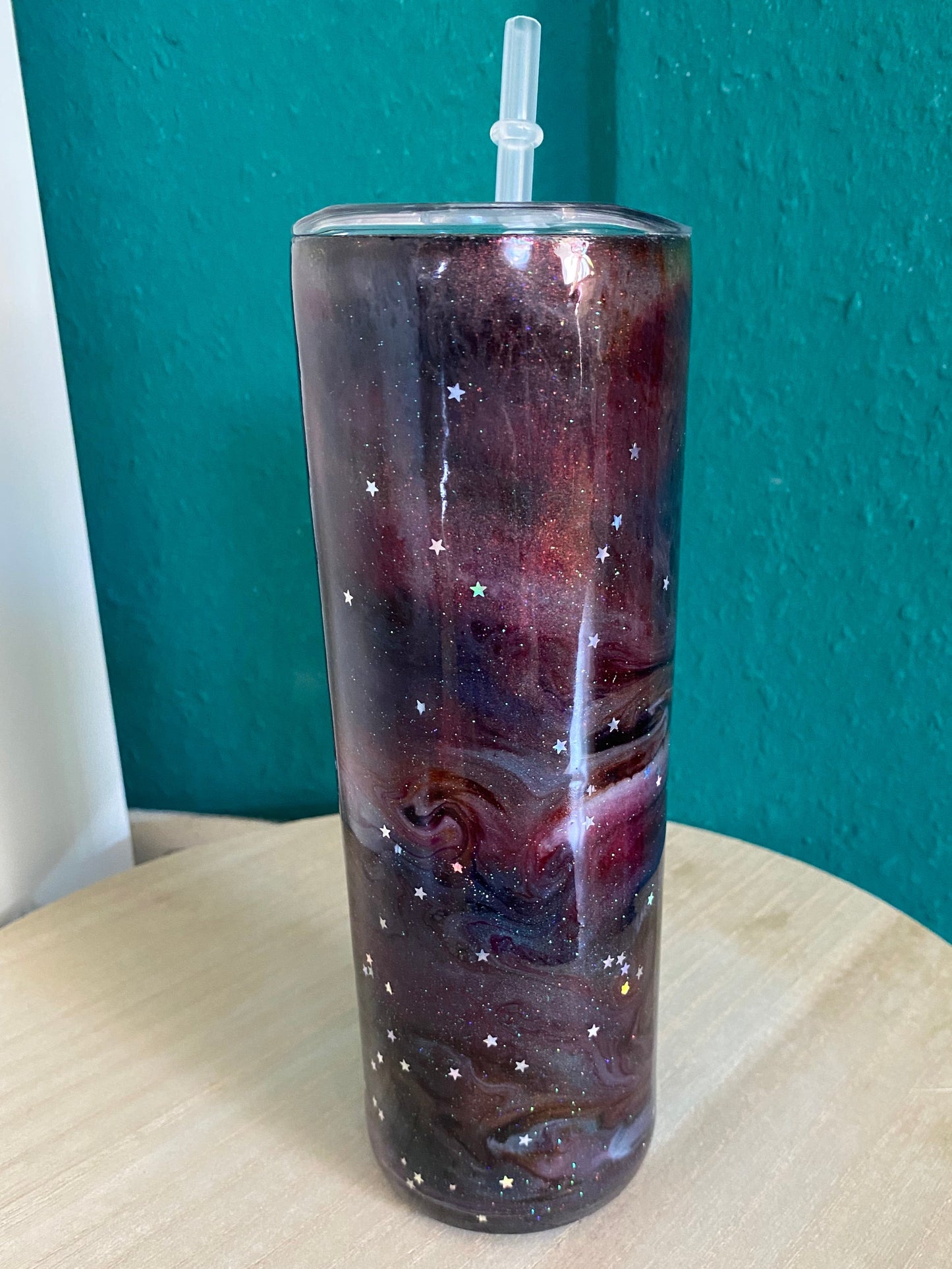 Glitzer Tumbler " Galaxy " Thermobecher