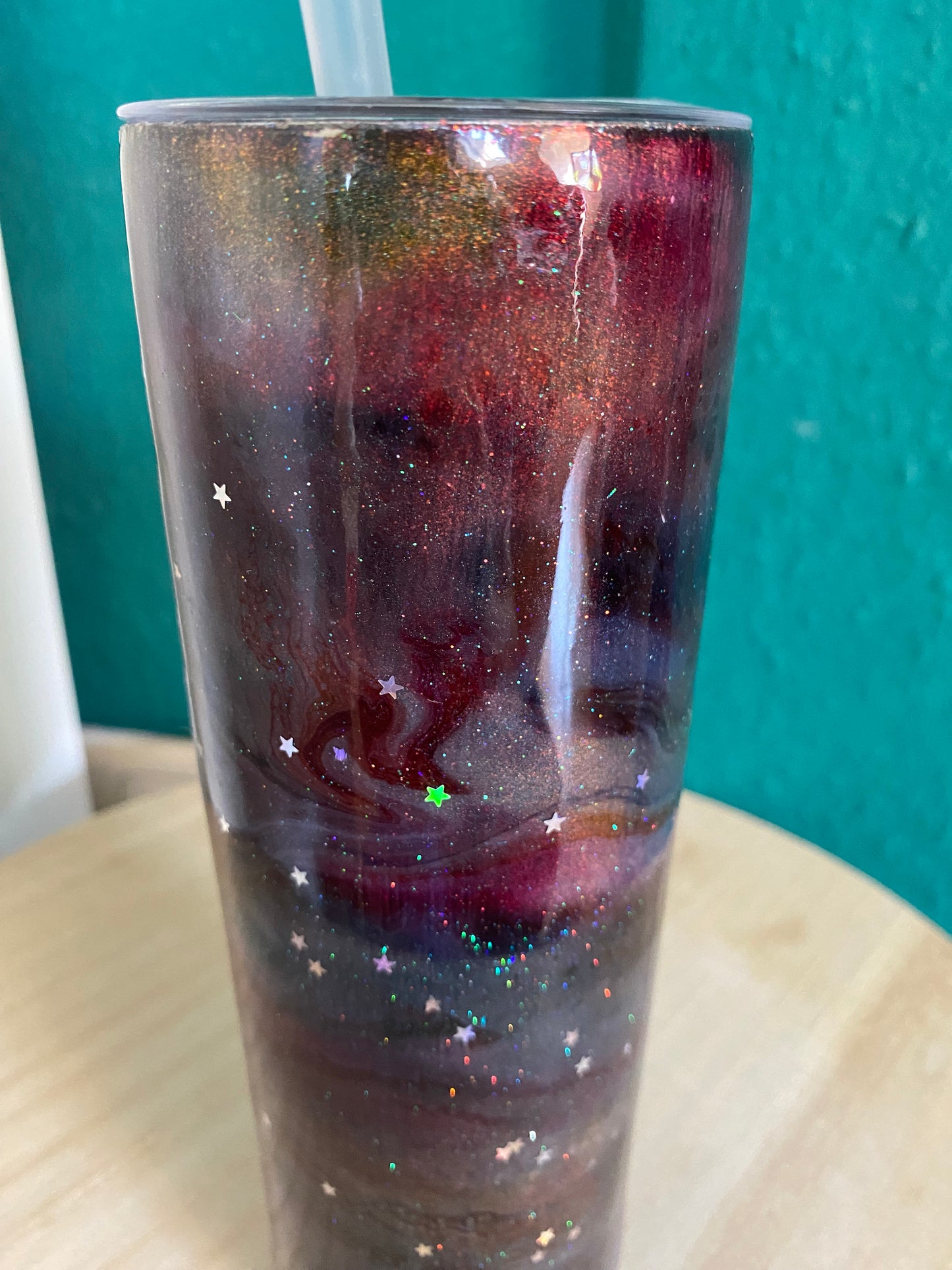 Glitzer Tumbler " Galaxy " Thermobecher