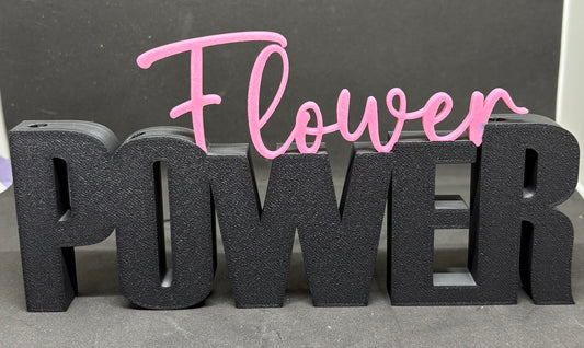 Flower Power - 3D Aufsteller