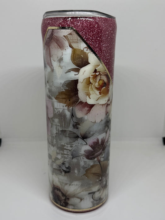 Glitzer Tumbler  " Beautiful " Thermobecher 600ml