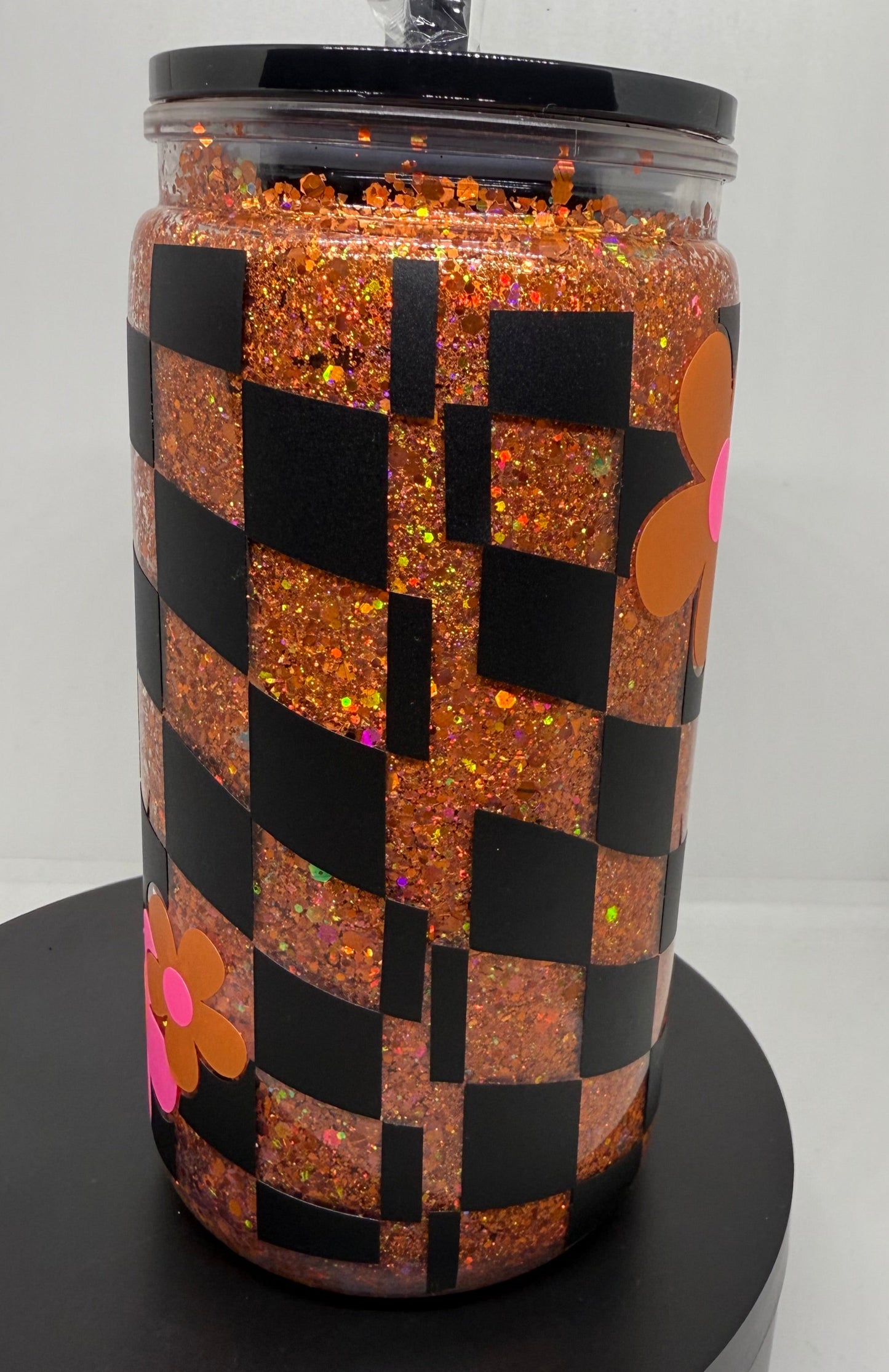 Glitzer Trinkbecher " Halloween " B-Ware