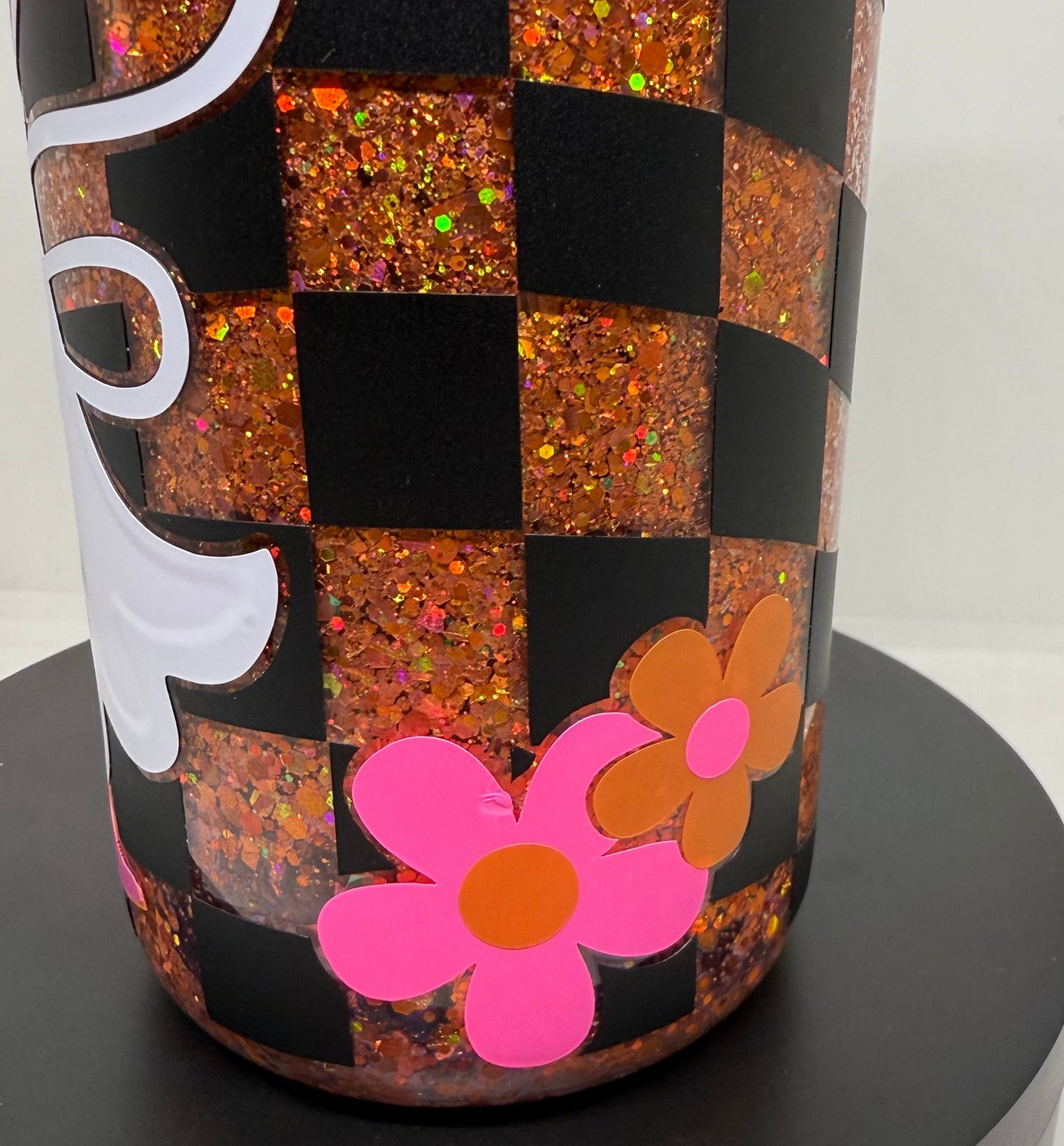 Glitzer Trinkbecher " Halloween " B-Ware