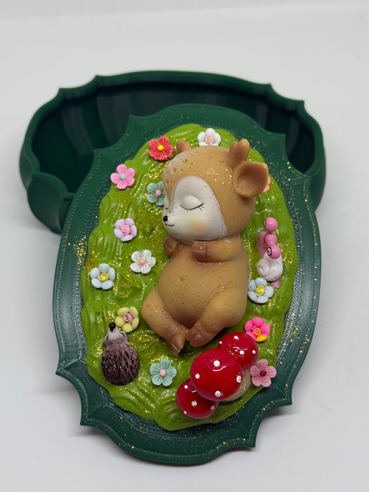 Schmuckdose CreamGlue mit Reh Gr.M