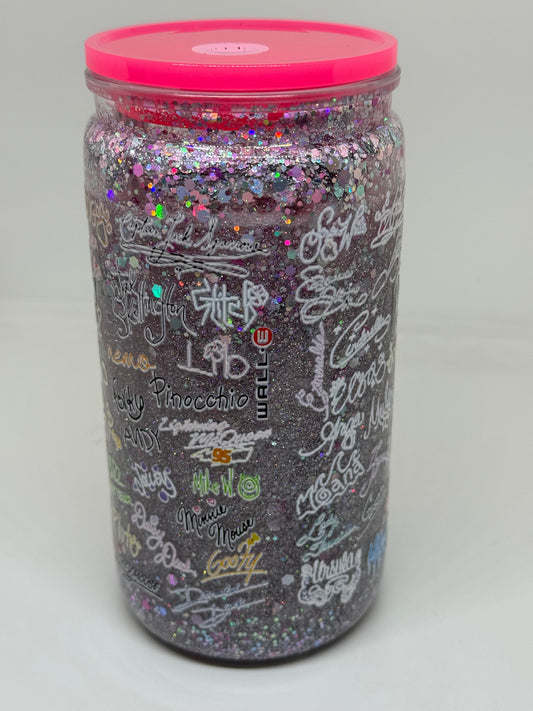 Snowglobe Tumbler " Märchenschloss "