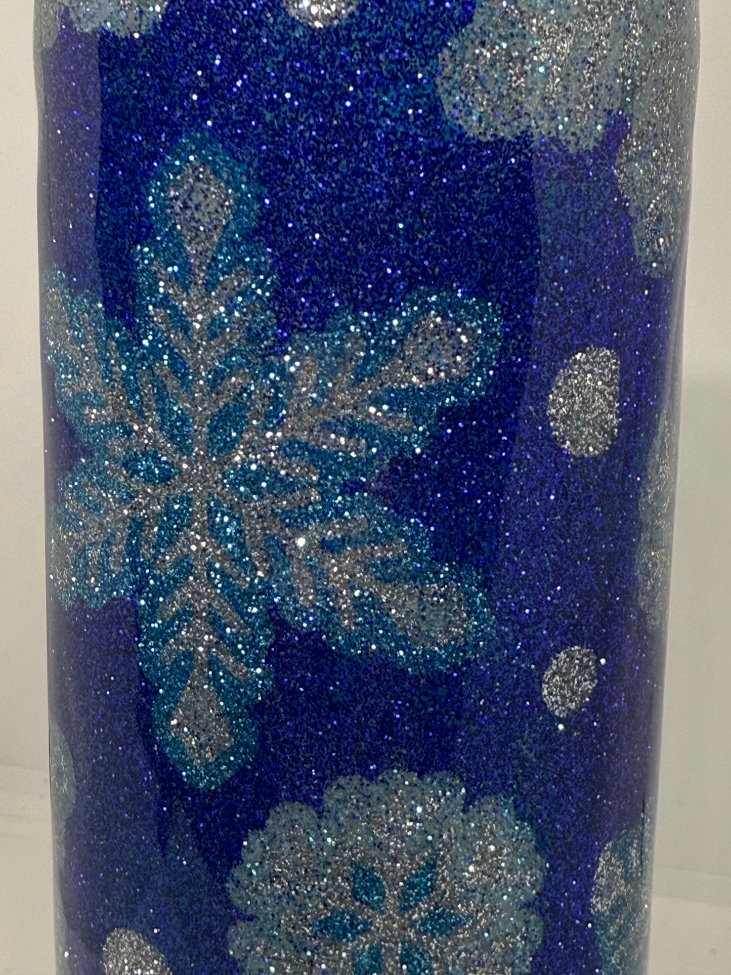 Glitzer Tumbler " Snowflake " Thermobecher 600ml