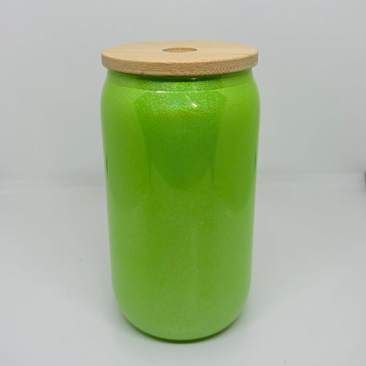 Glitzerbecher mit Wunschmotiv