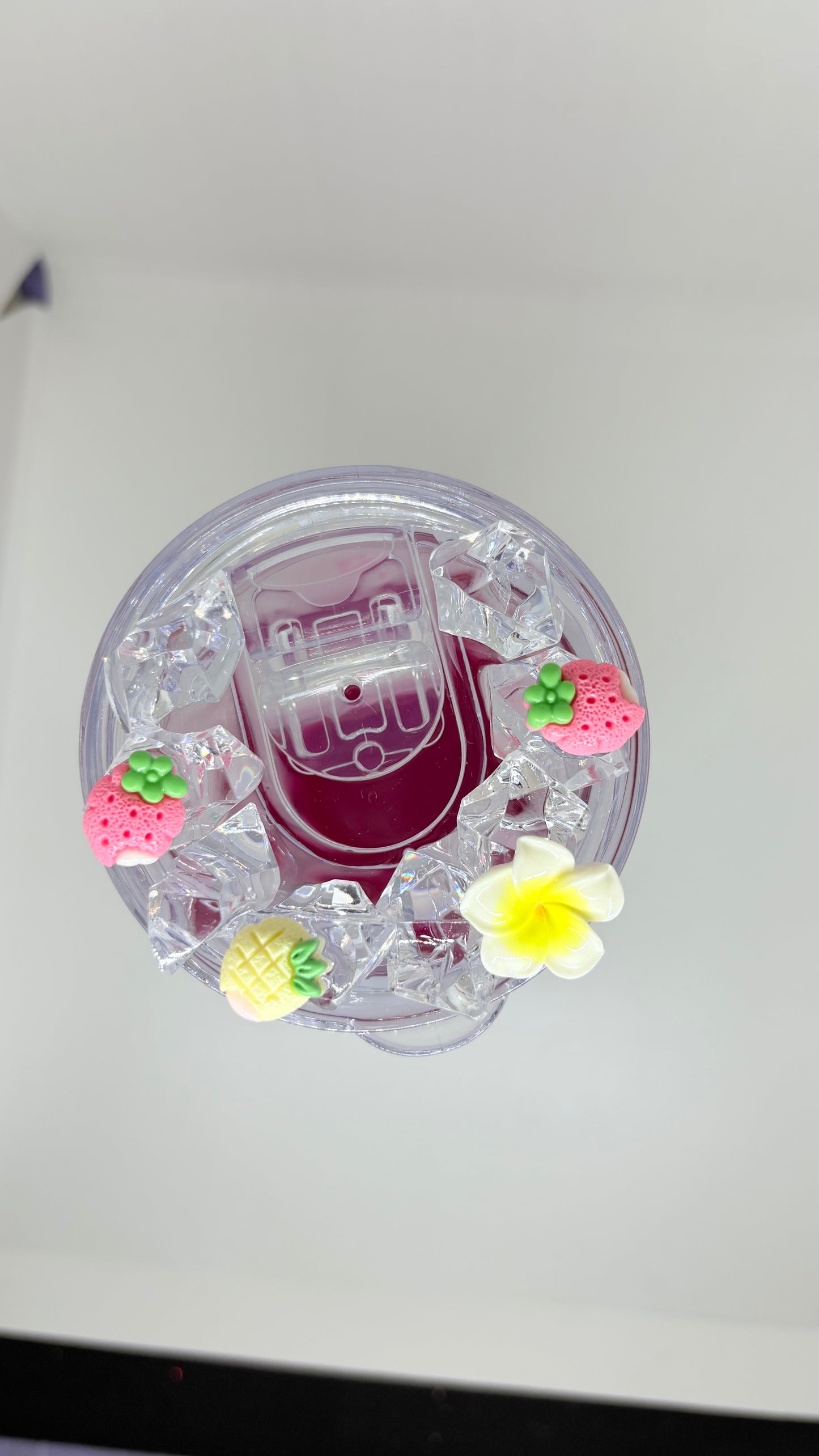 Satinierter Glasbecher mit Farbverlauf – " Summer vibes Only "