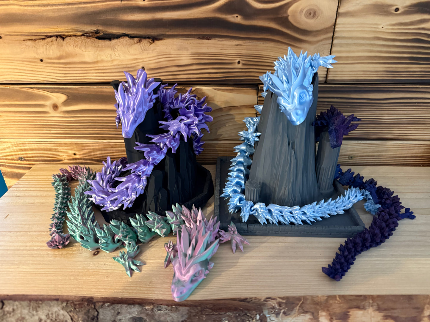 Flexible Drachen - Crystal Dragon - Beweglich