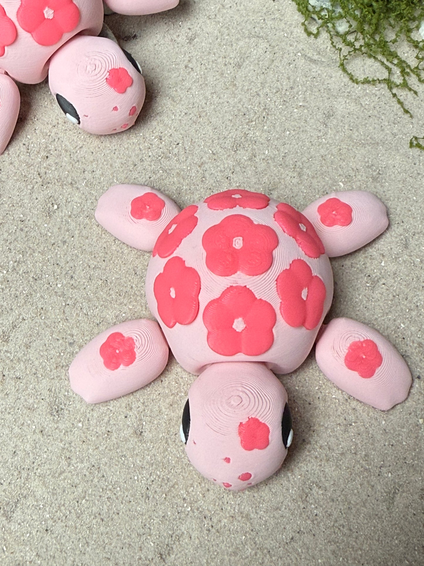 3D Schildkröte " Flower "