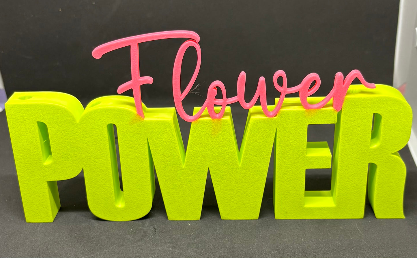 Flower Power - 3D Aufsteller