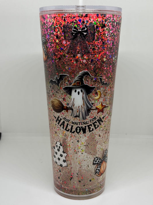 Snowglobe Tumbler " Glitter Halloween " 700ml