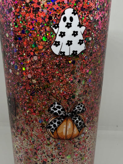 Snowglobe Tumbler " Glitter Halloween " 700ml