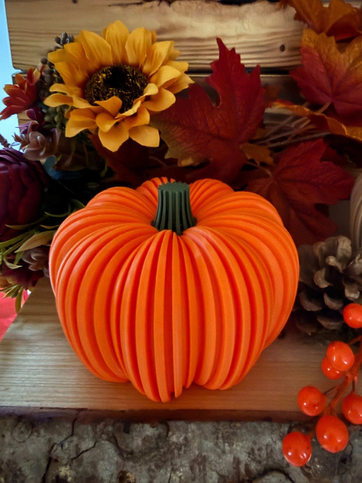 Deko Kürbis mit Licht