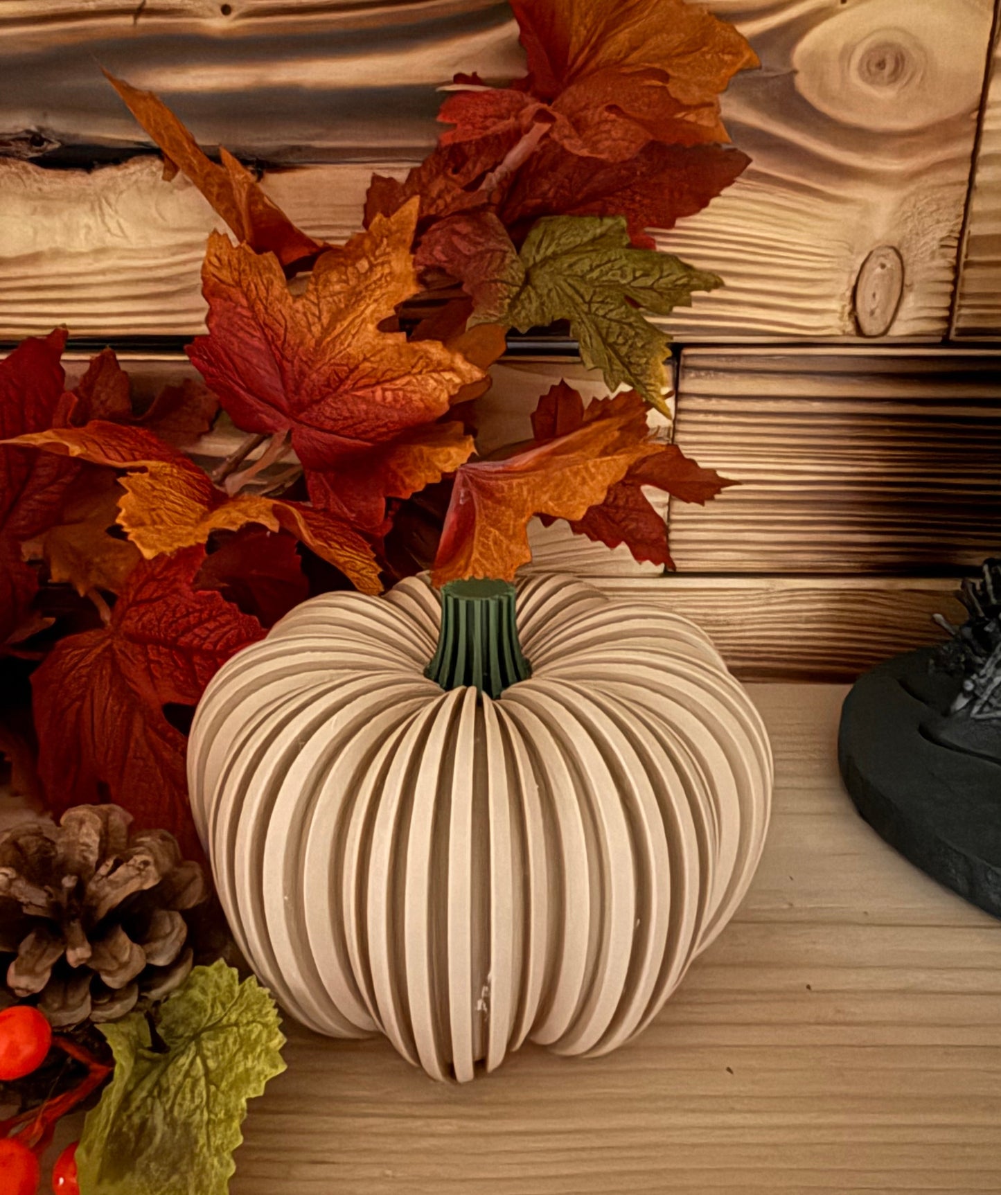 Deko Kürbis mit Licht