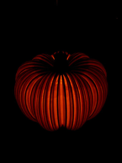 Deko Kürbis mit Licht