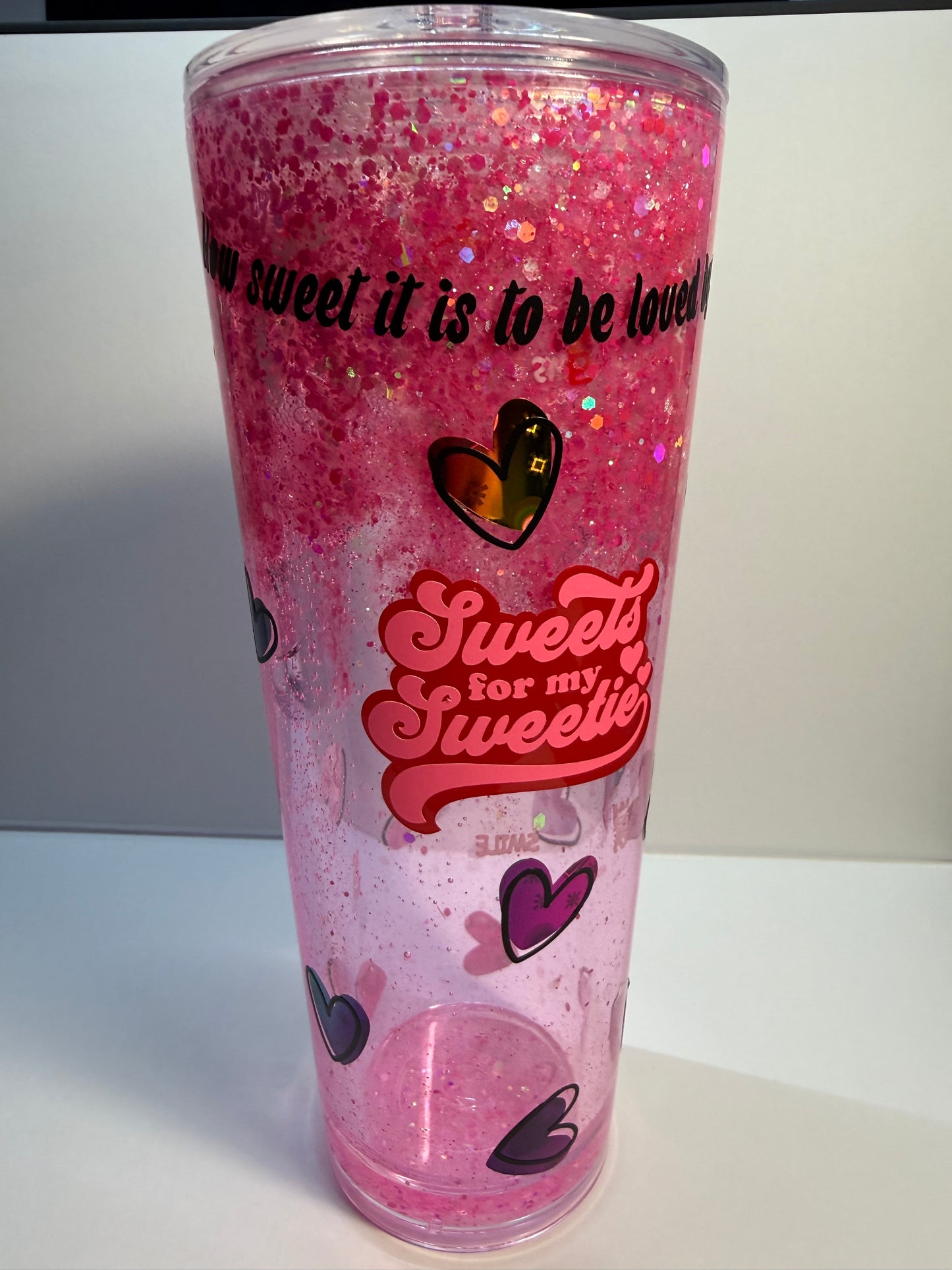 Snowglobe Tumbler " Sweets " 700ml